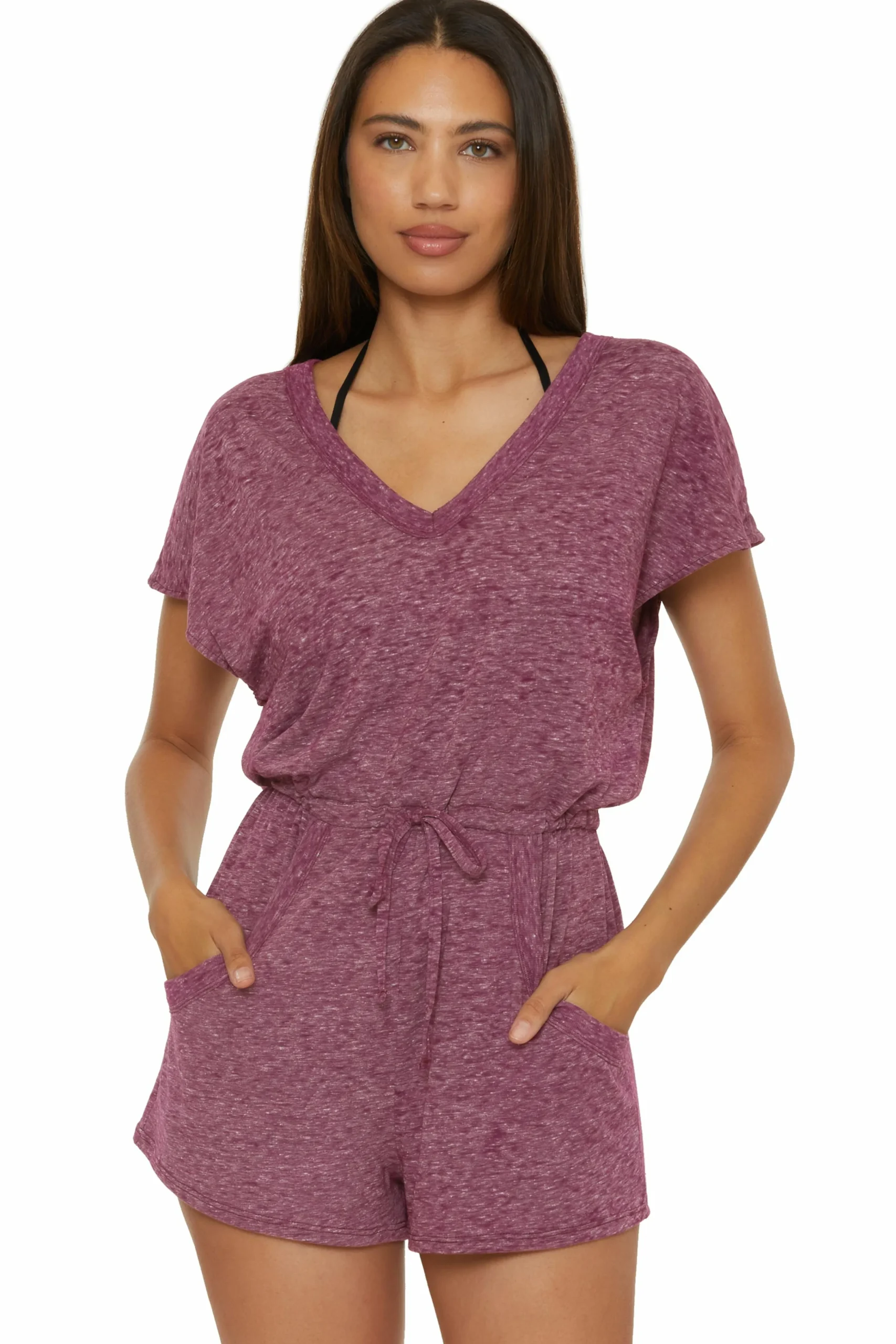 Becca BEACH DATE ROMPER |LAGOON|AUBERGINE Outlet