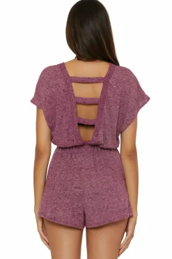 Becca BEACH DATE ROMPER |LAGOON|AUBERGINE Outlet