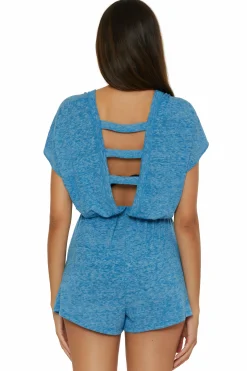 Becca BEACH DATE ROMPER |LAGOON|AUBERGINE Outlet