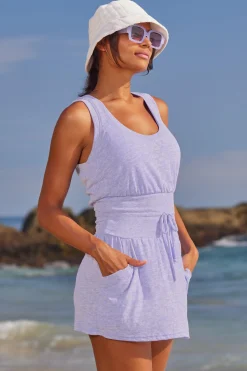 Becca BEACHDATE SCOOP DRESS |EMERALD|BELLFLOWER|WHITE New