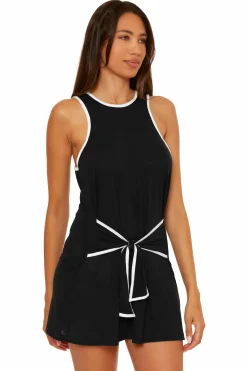 Becca BREEZY BASICS DRESS |BLK/WHT|WHITE Discount
