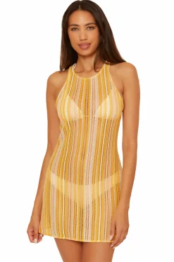 Becca CABO HI-NECK DRESS |SUNGLOW|EMERALD Hot