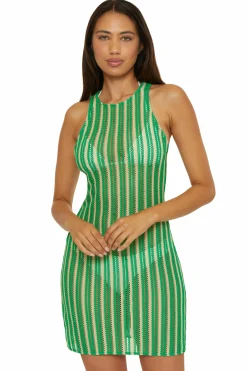 Becca CABO HI-NECK DRESS |SUNGLOW|EMERALD Hot