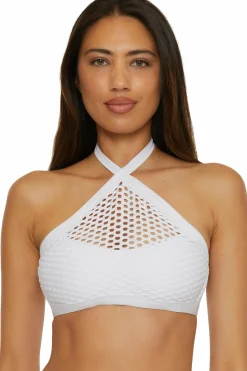 Becca CASTAWAY HI-NECK TOP |AZALEA|BLACK Discount