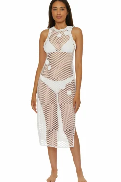 Becca CASTAWAY ISLAND DRESS |WHITE|BLACK Hot