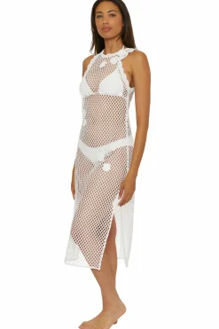 Becca CASTAWAY ISLAND DRESS |WHITE|BLACK Hot