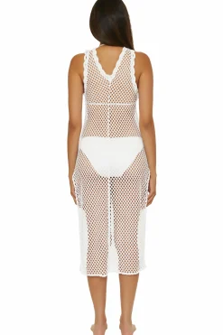 Becca CASTAWAY ISLAND DRESS |WHITE|BLACK Hot