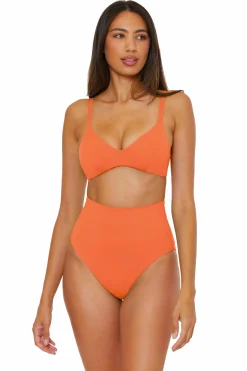 Becca CC REVERSIBLE BRA TOP |PUNCH/CORAL ROSE|OCEAN/OASIS