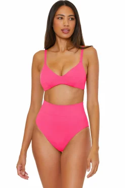 Becca CC REVERSIBLE BRA TOP |PUNCH/CORAL ROSE|OCEAN/OASIS