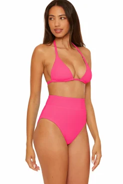 Becca CC REVERSIBLE TRI TOP |PUNCH/CORAL ROSE|OCEAN/OASIS