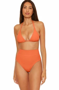 Becca CC REVERSIBLE TRI TOP |PUNCH/CORAL ROSE|OCEAN/OASIS