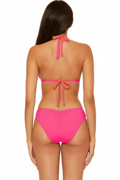 Becca CC REVERSIBLE TRI TOP |PUNCH/CORAL ROSE|OCEAN/OASIS
