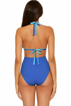 Becca CC REVERSIBLE TRI TOP |PUNCH/CORAL ROSE|OCEAN/OASIS