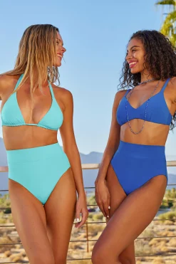 Becca CC REVERSIBLE TRI TOP |PUNCH/CORAL ROSE|OCEAN/OASIS