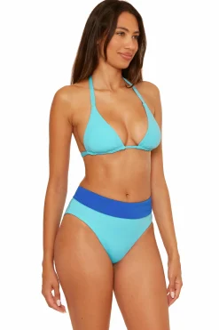 Becca CC REVERSIBLE TRI TOP |PUNCH/CORAL ROSE|OCEAN/OASIS