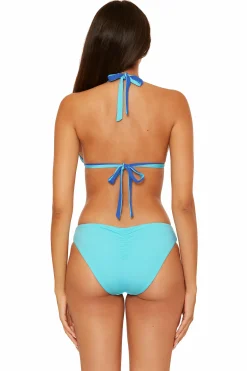 Becca CC REVERSIBLE TRI TOP |PUNCH/CORAL ROSE|OCEAN/OASIS