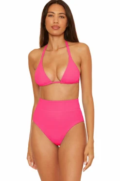 Becca CC REVERSIBLE TRI TOP |PUNCH/CORAL ROSE|OCEAN/OASIS