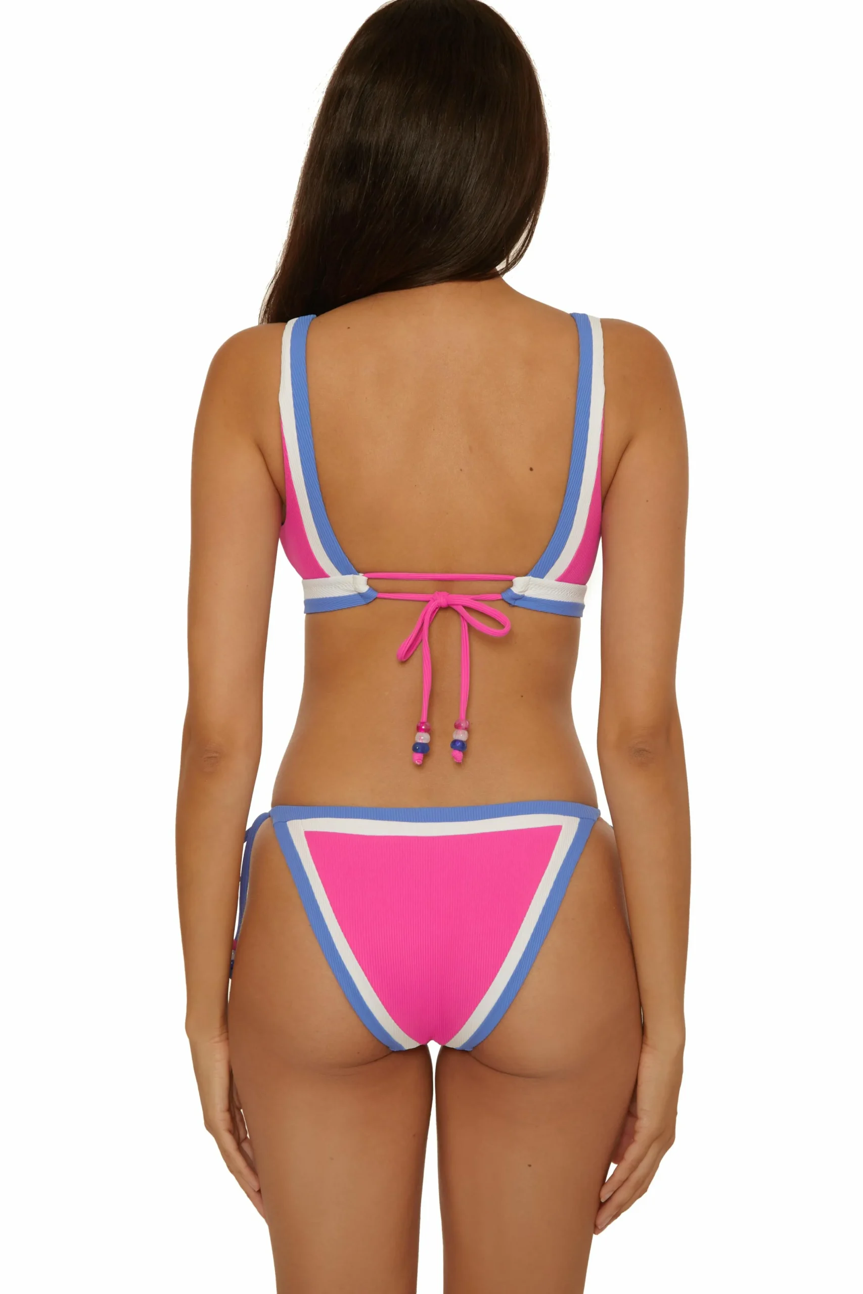 Becca COAST LINE TIE SIDE |ROSE BERRY|BLACK/TAN Sale