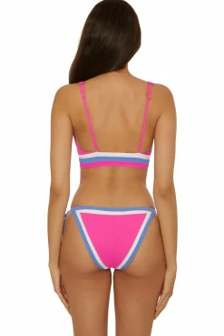 Becca COAST LINE TIE SIDE |ROSE BERRY|BLACK/TAN Sale