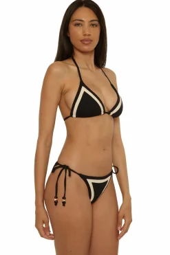 Becca COAST LINE TIE SIDE |ROSE BERRY|BLACK/TAN Sale