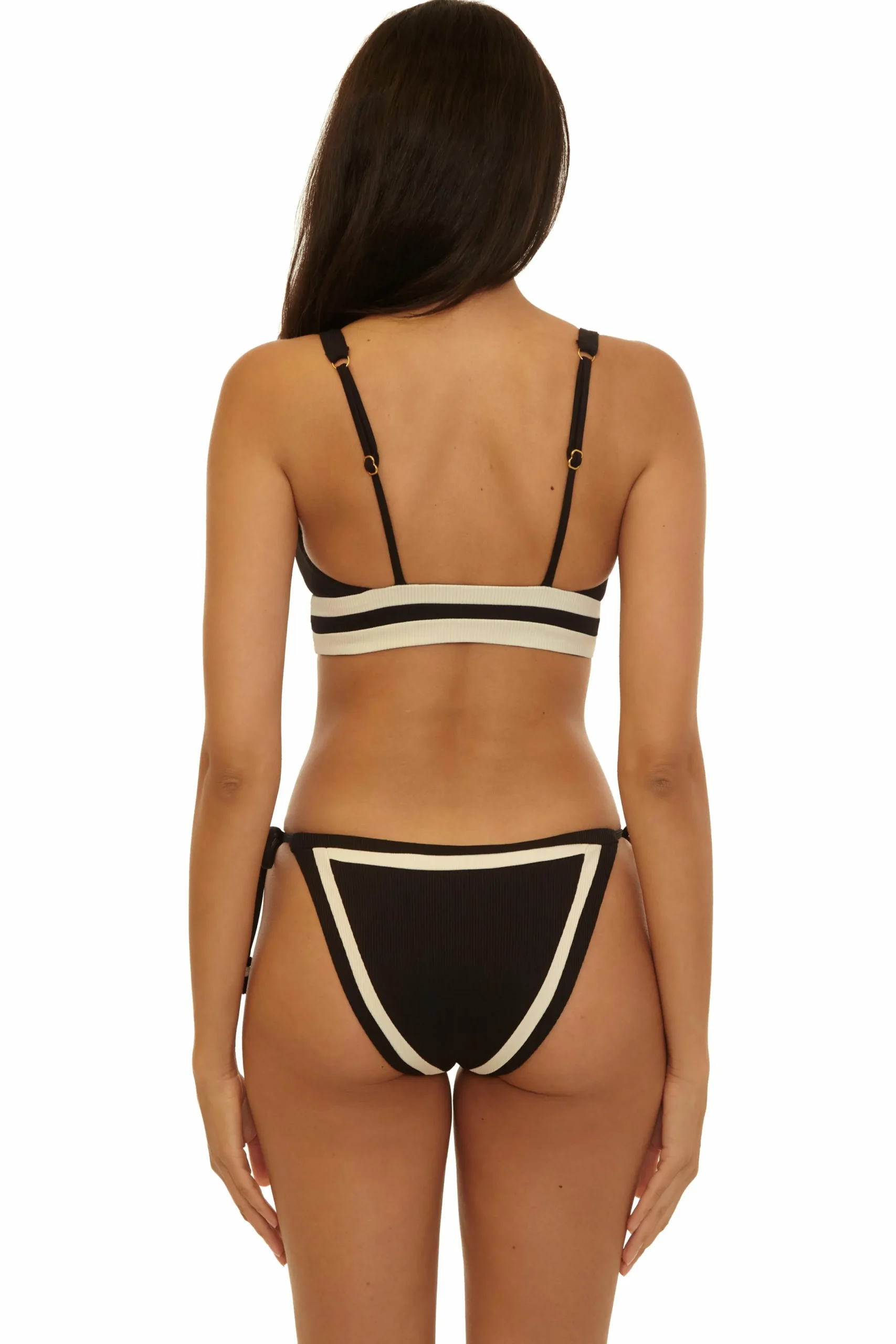 Becca COAST LINE TIE SIDE |ROSE BERRY|BLACK/TAN Sale