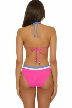 Becca COAST LINE TRIANGLE |ROSE BERRY|BLACK/TAN Clearance