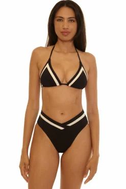 Becca COAST LINE TRIANGLE |ROSE BERRY|BLACK/TAN Clearance