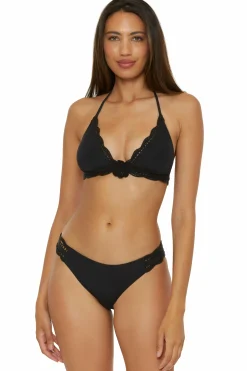 Becca COLETTE BANDED HALTER |BLACK|WHITE Discount