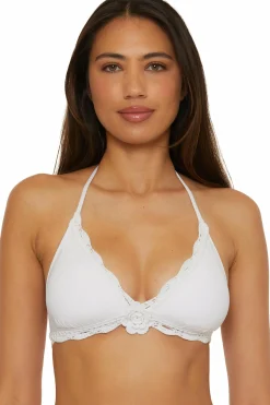 Becca COLETTE BANDED HALTER |BLACK|WHITE Discount