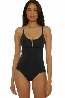 Becca COLOR CODE V TANKINI |BLACK Discount