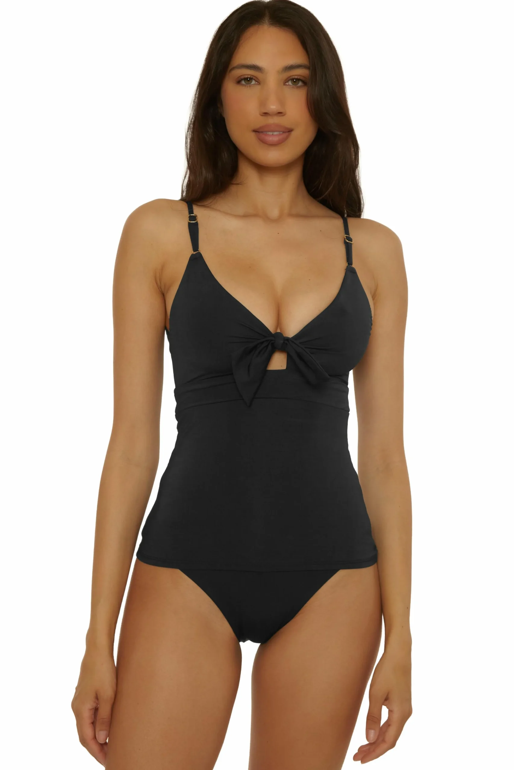 Becca COLOR CODE V TANKINI |BLACK Discount