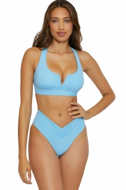Becca COLOR CODE V-CUT TOP |ICE BLUE Online