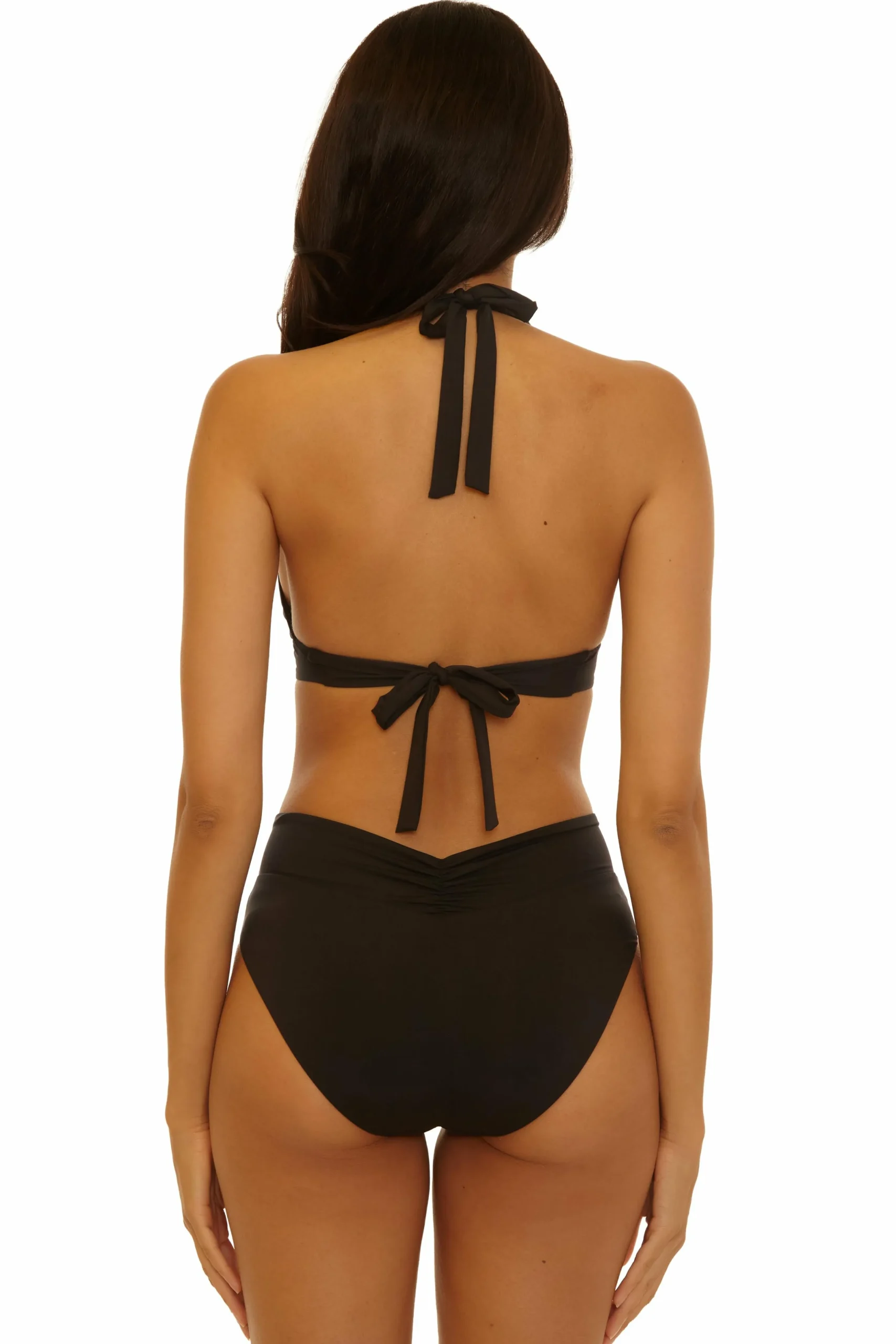 Becca COLOR CODE V-WIRE TOP |BLACK Clearance