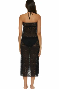 Becca COLOR PLAY MAXI SKIRT |AUBERGINE|BLACK|WHITE Clearance