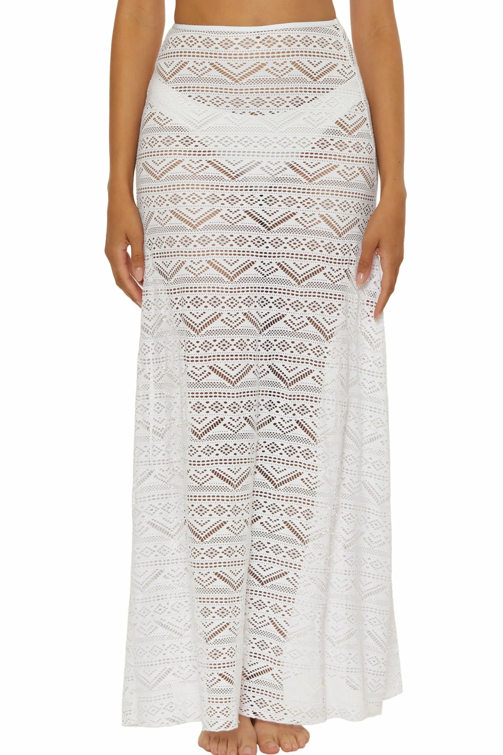 Becca COLOR PLAY MAXI SKIRT |AUBERGINE|BLACK|WHITE Clearance