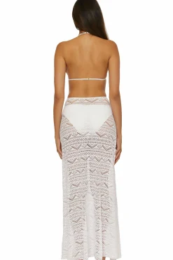 Becca COLOR PLAY MAXI SKIRT |AUBERGINE|BLACK|WHITE Clearance