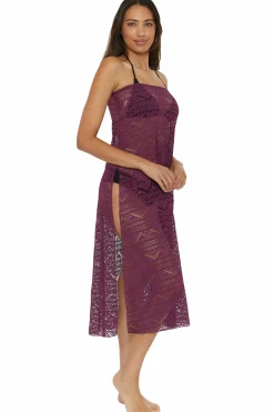 Becca COLOR PLAY MAXI SKIRT |AUBERGINE|BLACK|WHITE Clearance