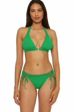 Becca COLORCODE LACEUP PANT |EMERALD