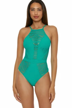 Becca COLORPLAY 1PC HI-NECK |PEACOCK Best