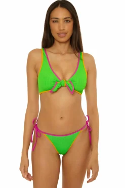 Becca CRINKLE CRUSH BRALETTE |MEADOW|HIBISCUS Online