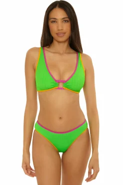 Becca CRINKLE CRUSH BRALETTE |MEADOW|HIBISCUS Online