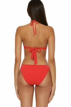 Becca FIESTA HALTER TOP |FIRE|BELLFLOWER Sale