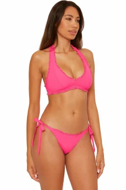 Becca FRILLS TIE SIDE PANT |PUNCH Hot