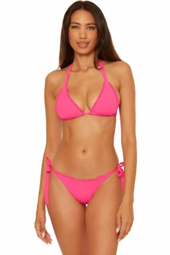 Becca FRILLS TIE SIDE PANT |PUNCH Hot