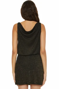 Becca GILDED DRESS |GOLD|BLACK