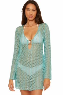 Becca GOLDEN CROCHET TUNIC |OASIS|EMERALD|BELLFLOWER Discount