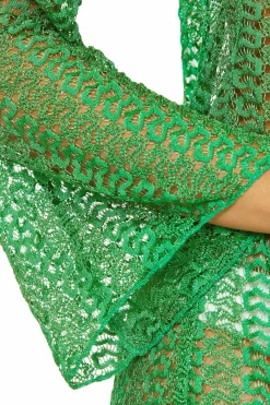 Becca GOLDEN CROCHET TUNIC |OASIS|EMERALD|BELLFLOWER Discount