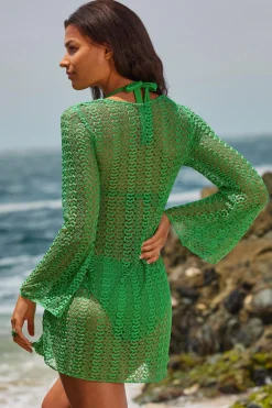 Becca GOLDEN CROCHET TUNIC |OASIS|EMERALD|BELLFLOWER Discount