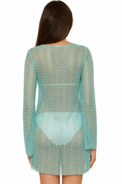 Becca GOLDEN CROCHET TUNIC |OASIS|EMERALD|BELLFLOWER Discount