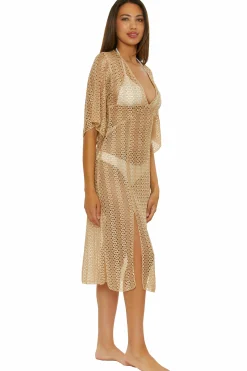 Becca GOLDEN MESH COVER-UP |GOLD|POOL Best
